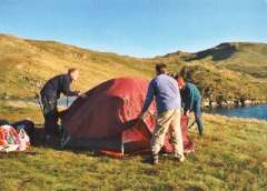 Camping at Angle Tarn